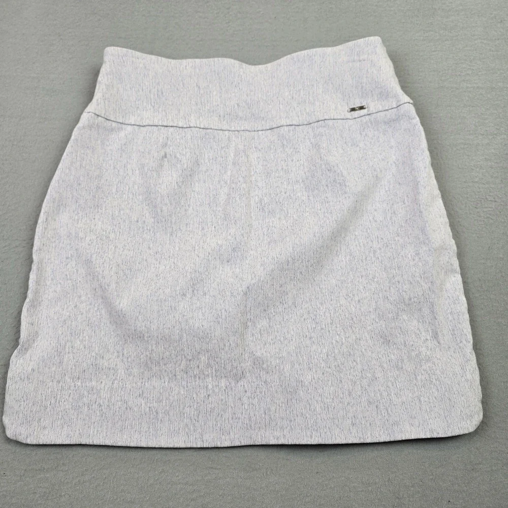 Golf Casual Stretch S.C. & Co. Blue Heather Skort Skirt Shorts Women's Med
